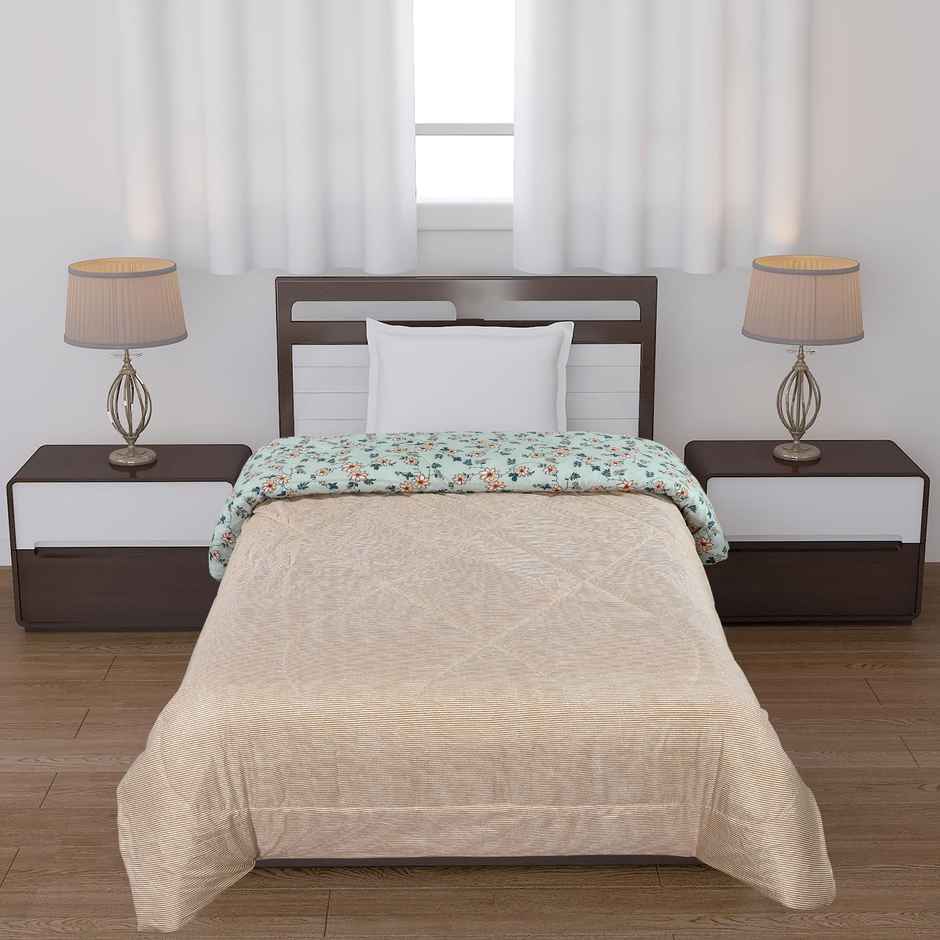 Dream Living Luxury Single Bed Comforter | 60 x 90 inch - Green