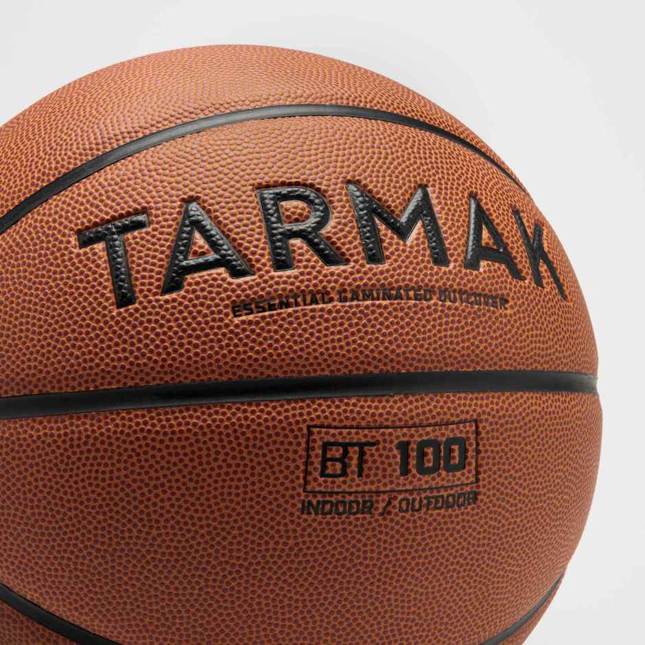 Decathlon Tarmak Kids Basketball Ball With Rubber Gip | Orange | Size 7