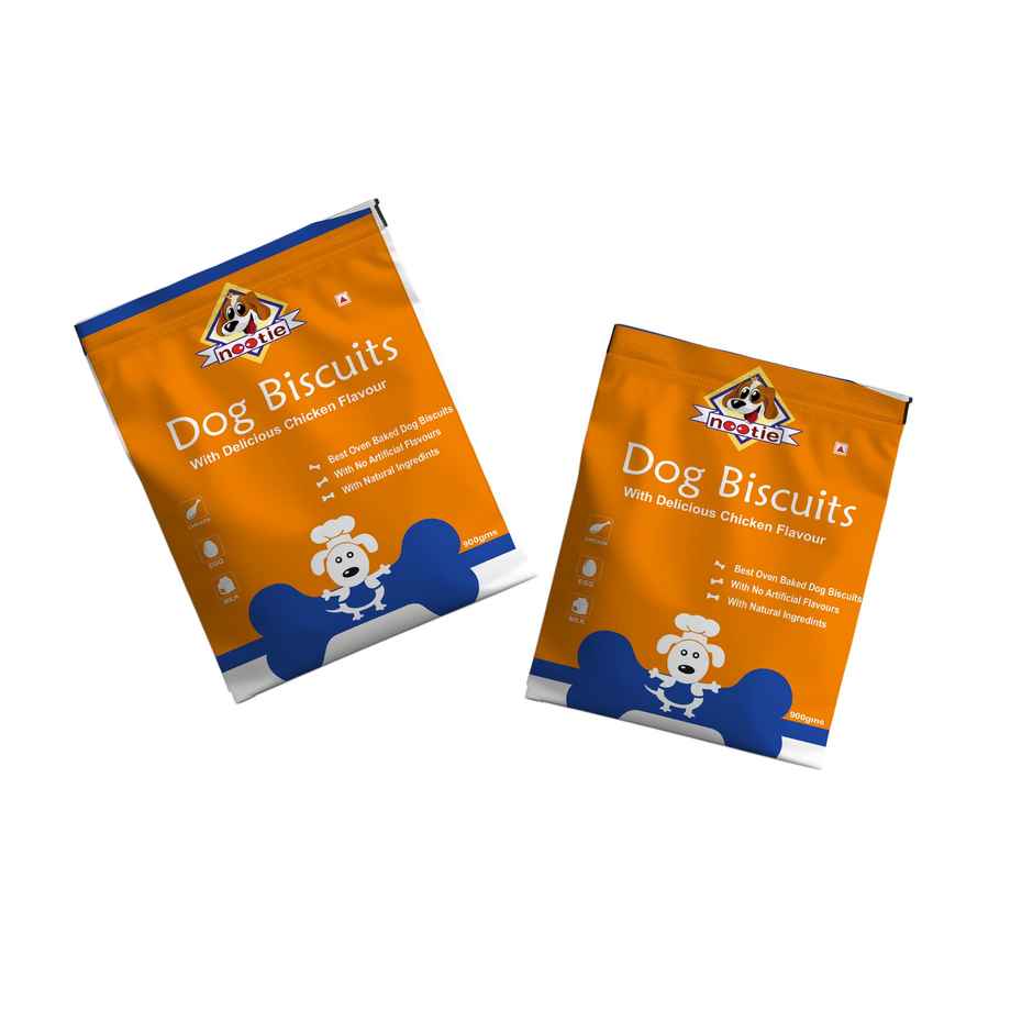 Nootie Chicken Biscuits With Peanut Butter Flavour For Adult Dogs