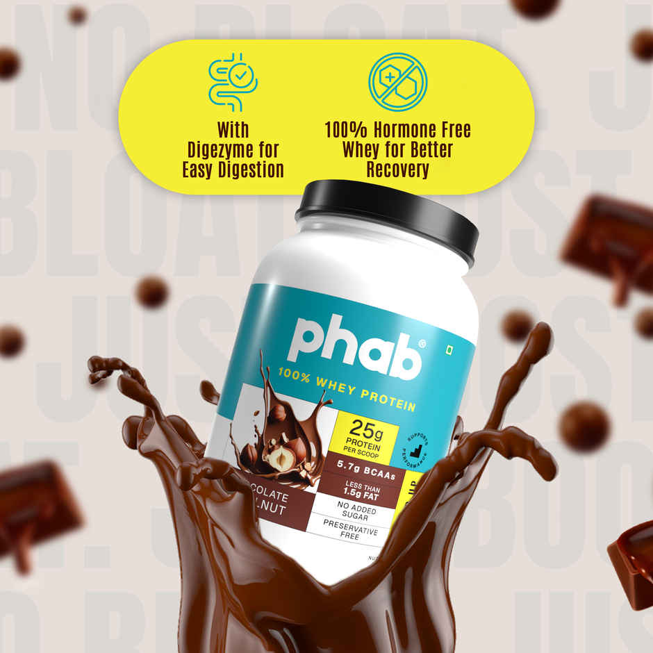 Phab Chocolate Hazelnut Whey Isolate Protein Powder Pack