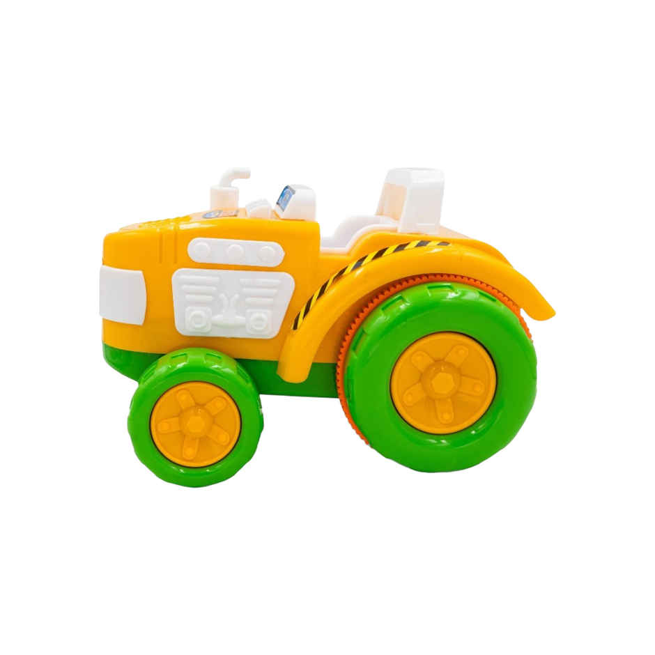 Toybharat Farm Tractor | Multicolour | Travel Toys | Birthday Gift | Friction Toy | Assorted