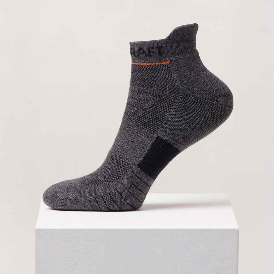 Wildcraft Men's Cotton Low Ankle Socks | Grey - Free Size