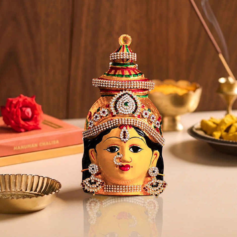 Lakshmi Decorated Face | Varalakshmi Ammavaru Mukhota | Kalash & Idol Decoration | Varalakshmi Vratham | Svasti
