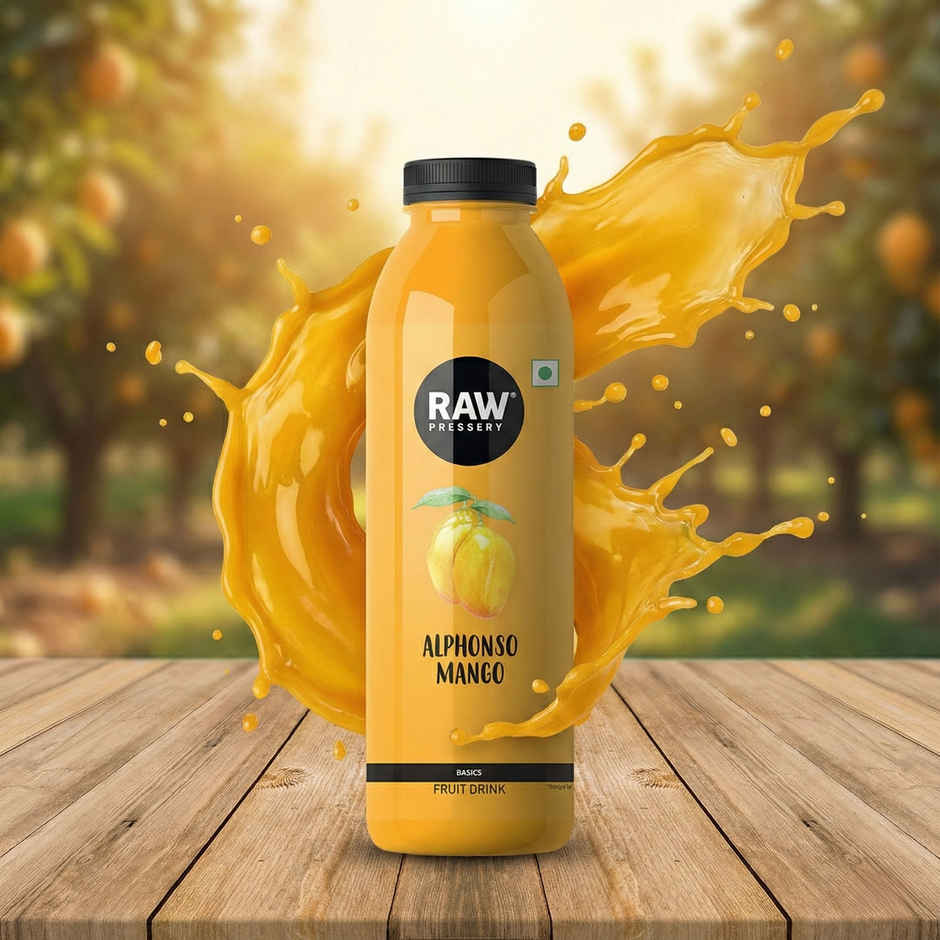 Raw Pressery Alphonso Mango Fruit Juice | Refreshing & Enjoyable