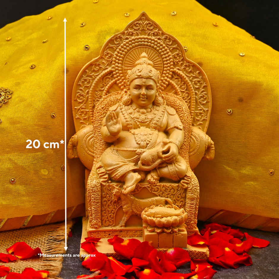 Lord Kuber, The God Of Wealth Idol | ServDharm