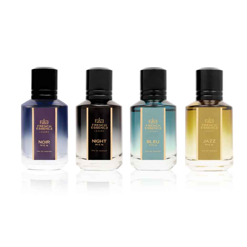 French Essence Gift Set - Edp | Men | Noir | Night | Jazz | Bleu