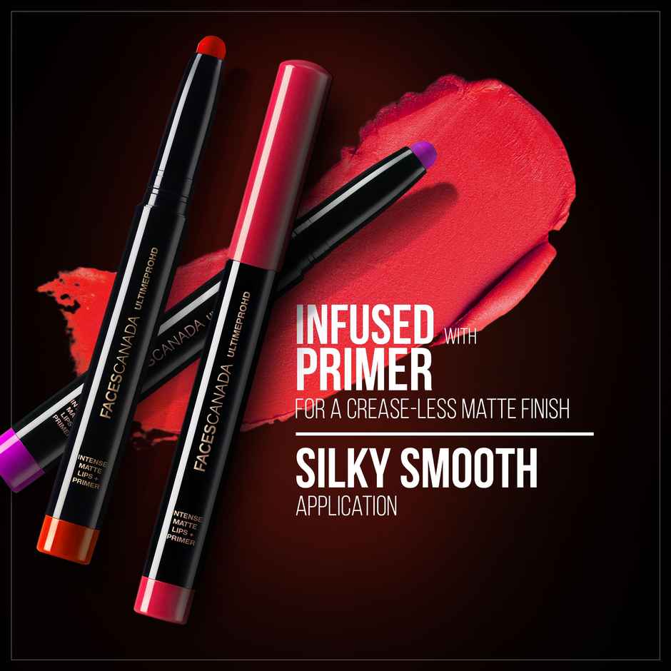 Faces Canada Ultime Pro Hd Intense Matte Lips + Primer | Scandalous 13