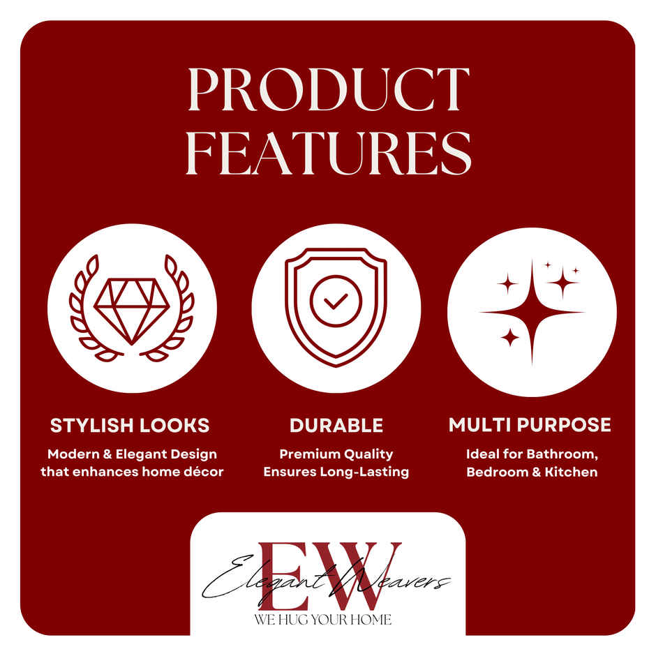 Elegant Weavers Furry Door Mat | Brown