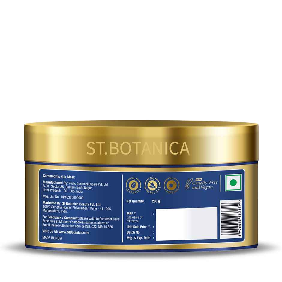 St.Botanica Smoothening Pro Keratin & Argan Hair Mask For Women