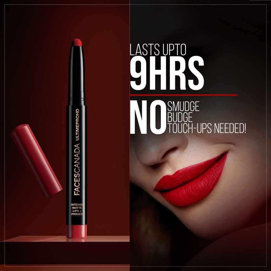 Faces Canada Ultime Pro Hd Intense Matte Lips + Primer - Bloodmoon 20