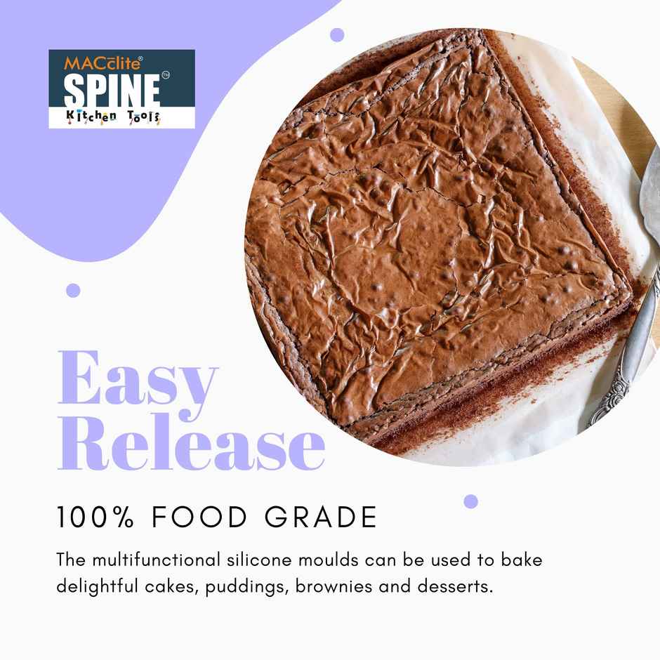 Silicone Cake Mould Square 8.0 Inch