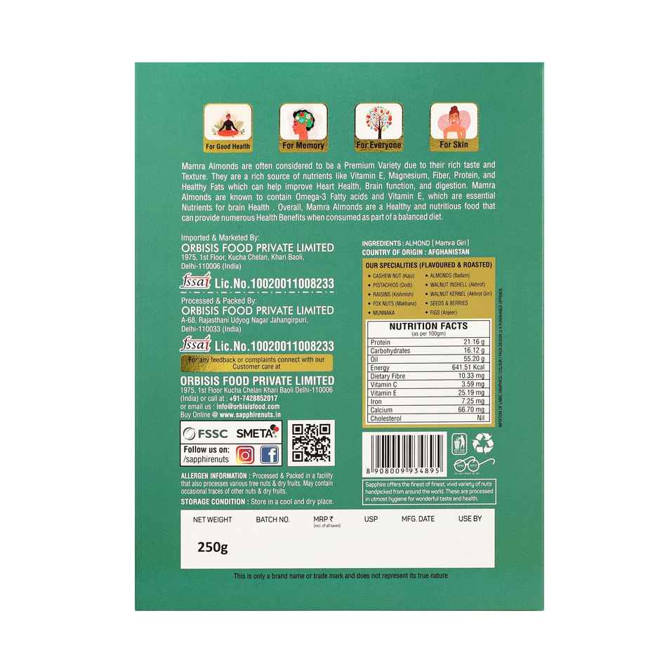 Sapphire Dry Fruits Premium Mamra