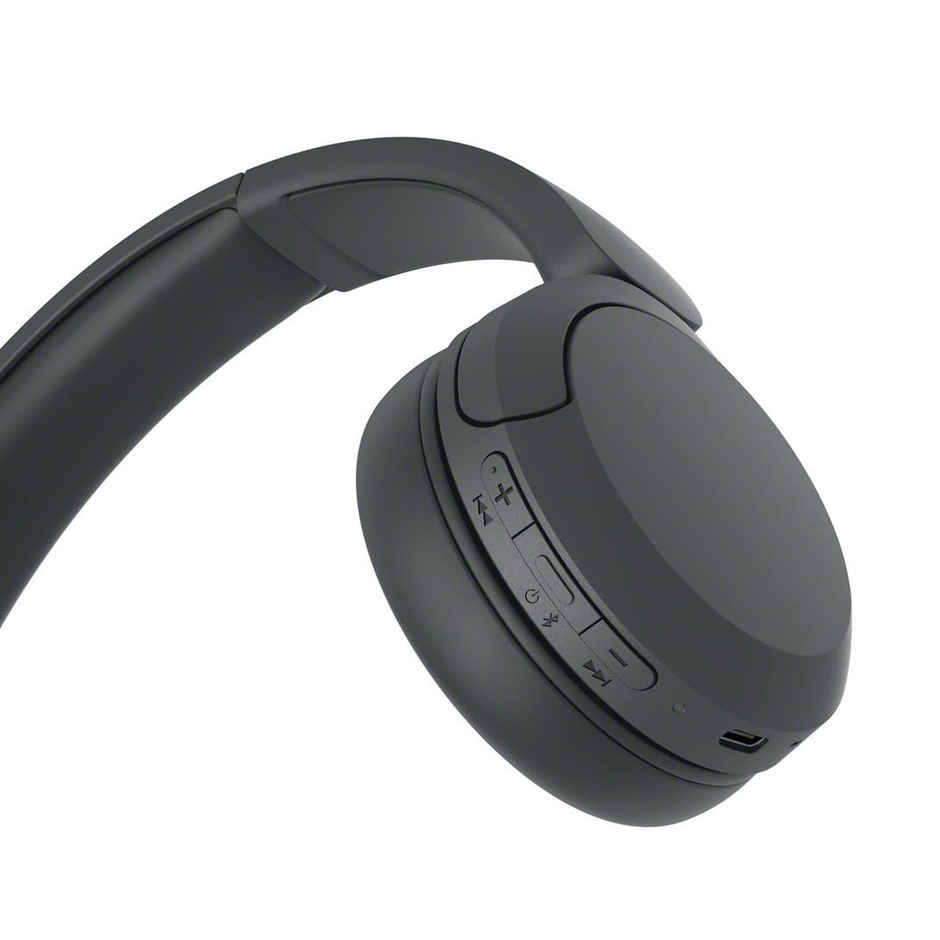 Sony WH-CH520 Wireless Bluetooth Headphones On Ear with Mic, Up to 50Hrs Battery, Quick Charge, DSEE Upscale, Multipoint Connectivity, Voice Assistant, Customized EQ-Black