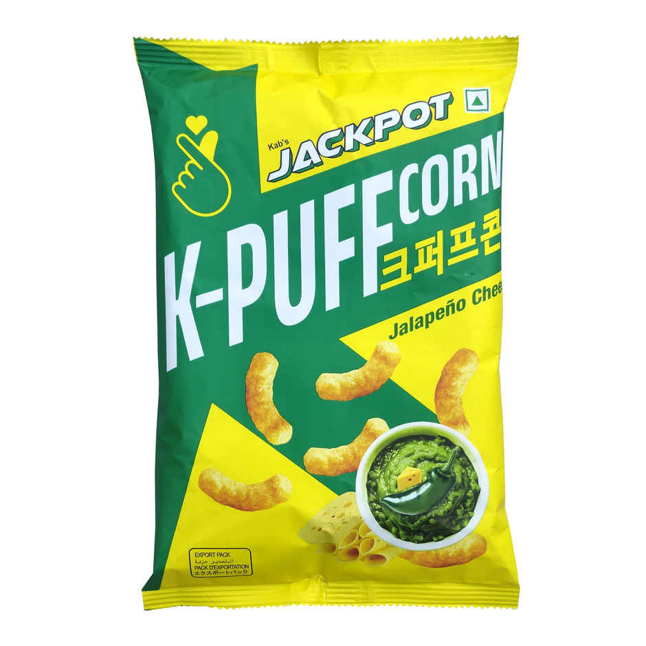 Kab's Jackpot K-Puff Corn Jalapeno Cheese Flavour