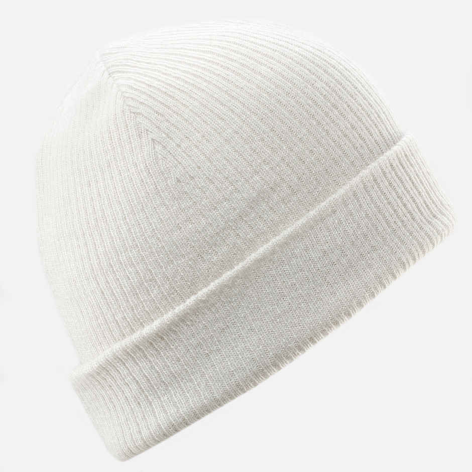 Wedze By Decathlon Unisex Warm Winter Beanie Cap | Beige - One Size