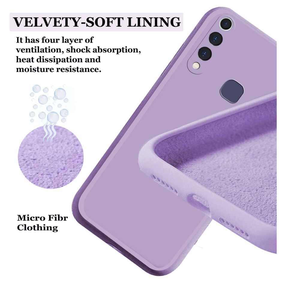 Artistque Case For Vivo Z1 Pro Back Cover - Plain Liquid Silicone Cover