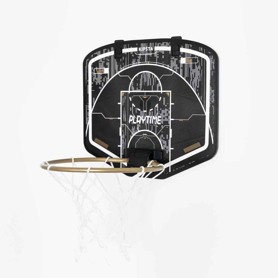 Decathlon Tarmak Kids Mini Basketball Hoop | Black & Gold