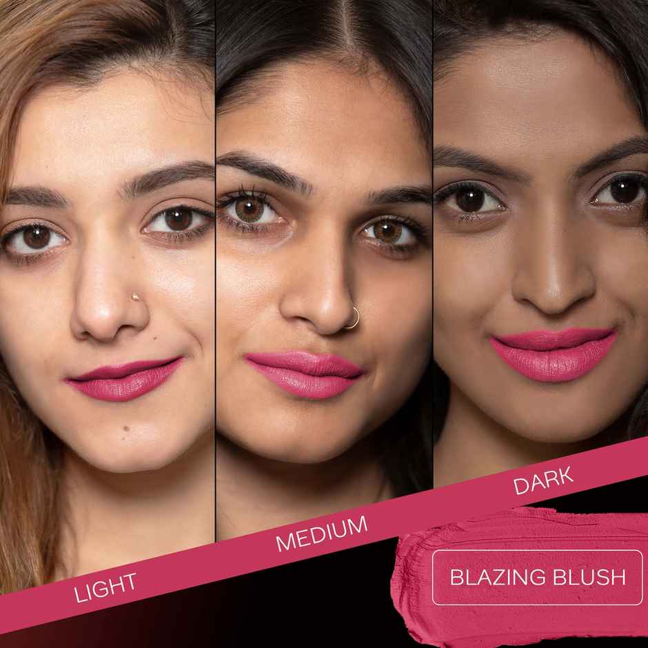 Faces Canada Weightless Matte Finish Lipstick | Blazing Blush 20