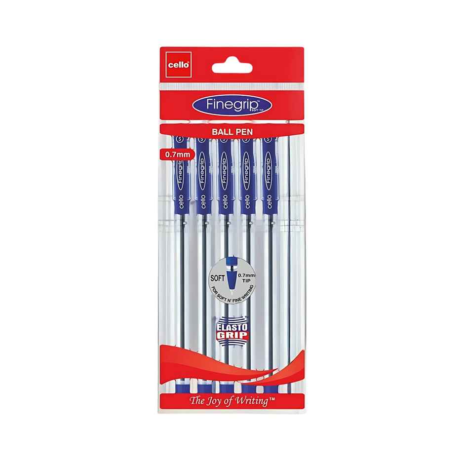 Cello Fine Grip Ball Pen Blue