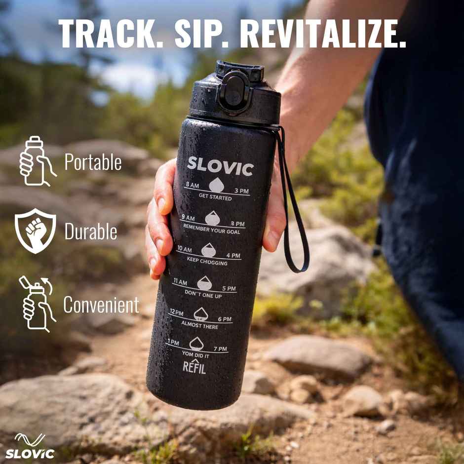 Slovic Sipper with Straw for Adults & Kids | Leakproof for Gym, School, and Travel