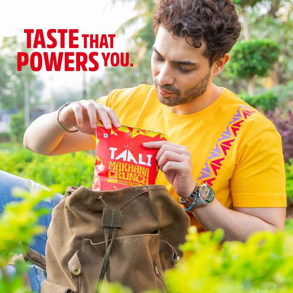 Taali Roasted Makhana | Sriracha Spice | Protein Rich, Made In Olive Oil Combo