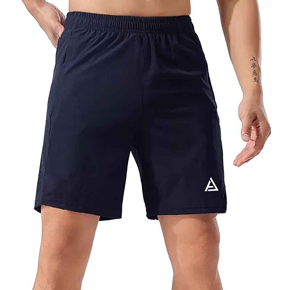 Avolt Men's Regular Fit Shorts Super Comfortable Half Pants | Dark Blue - 2XL