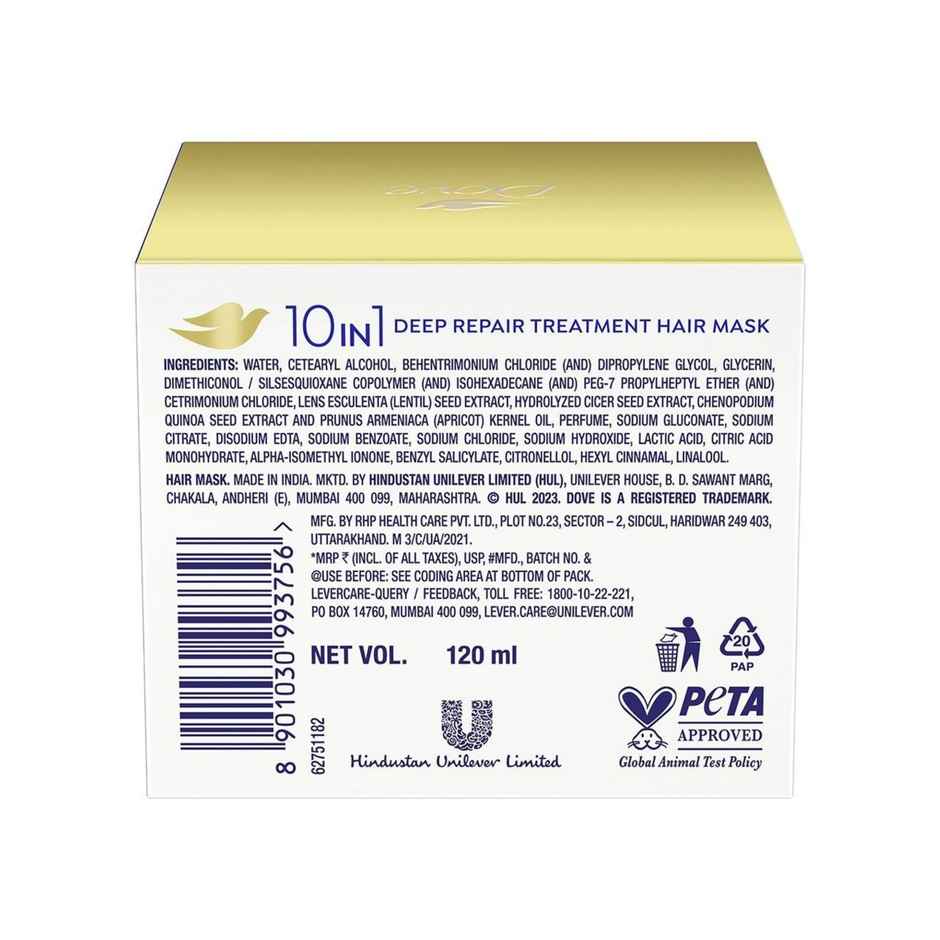 Dove 10 in 1 Deep Repair Treatment Hair Mask