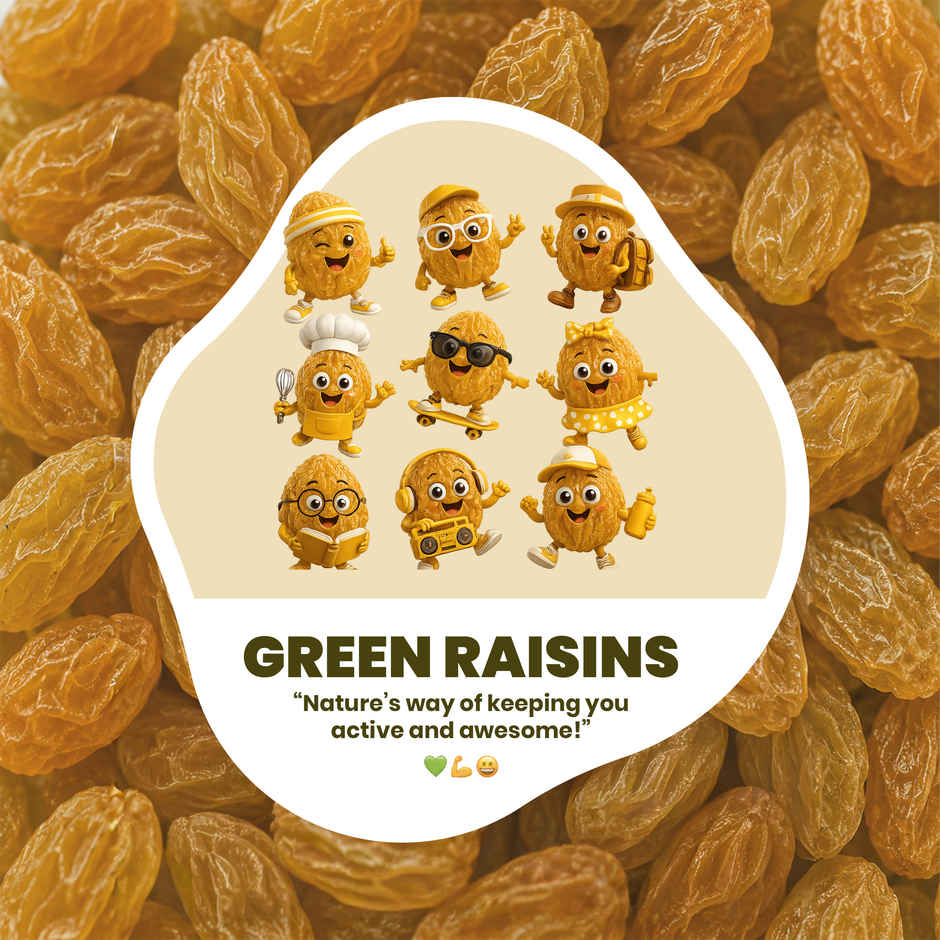 Khari Foods Green Raisins Dried