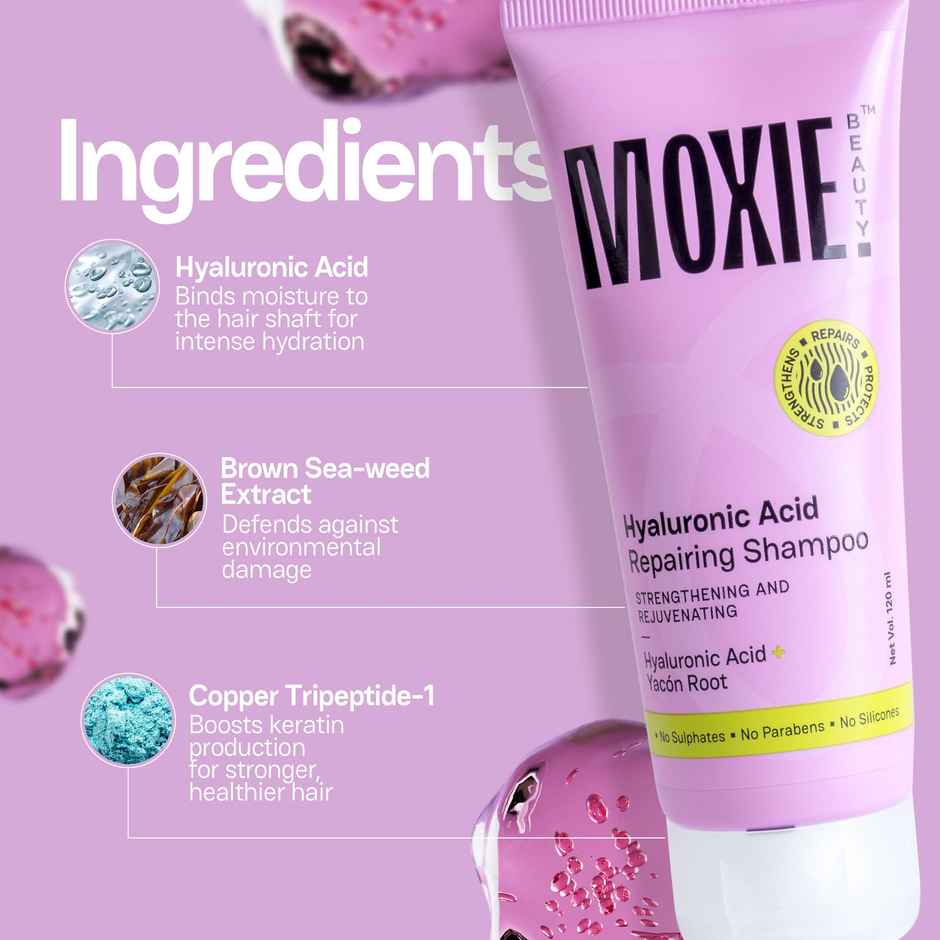 Moxie Beauty Hyaluronic Acid Repairing Shampoo