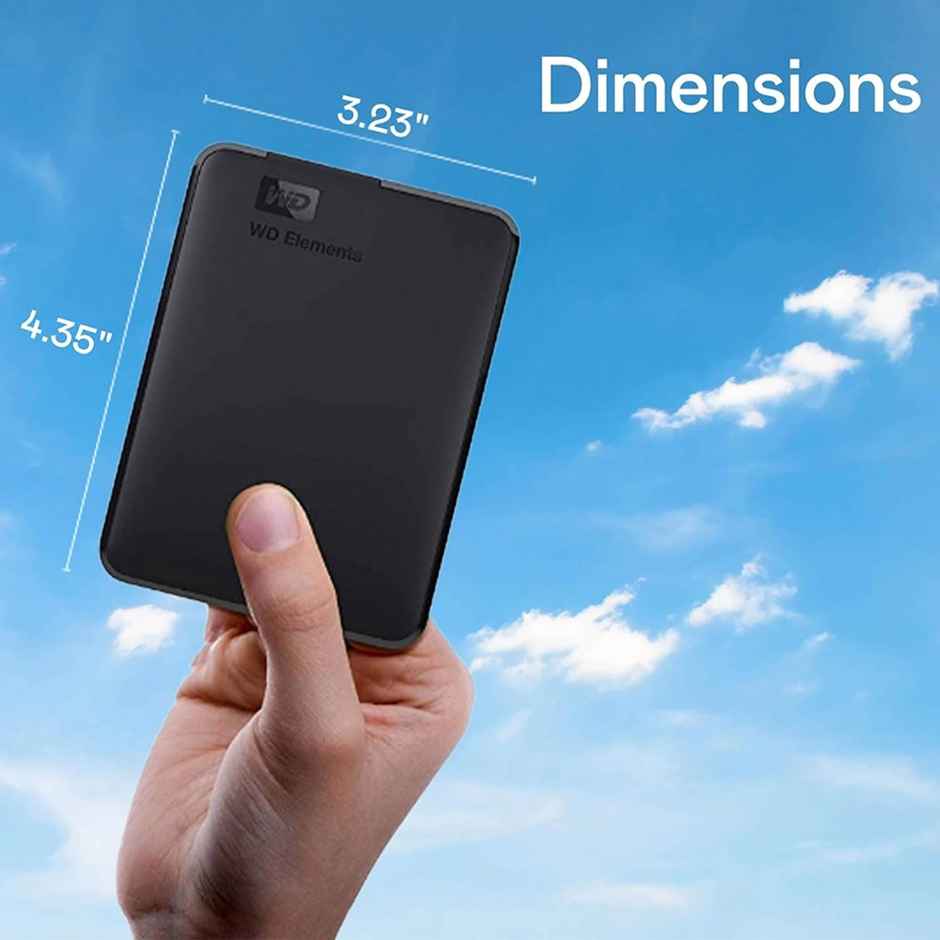 Western Digital Wd 1.5Tb Elements Portable Hard Disk Drive, Usb 3.0,External Hdd(Wdbu6Y0015Bbk-Wesn