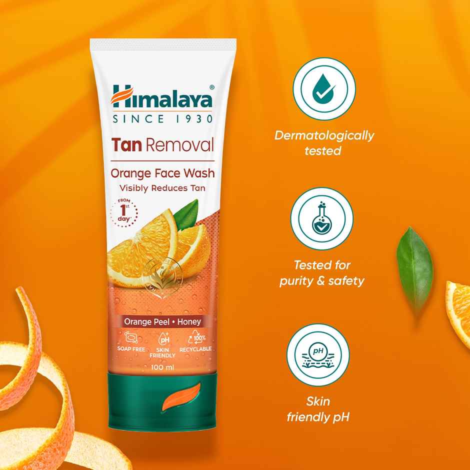 Himalaya Wellness Company Tan Removal Orange Face Wash