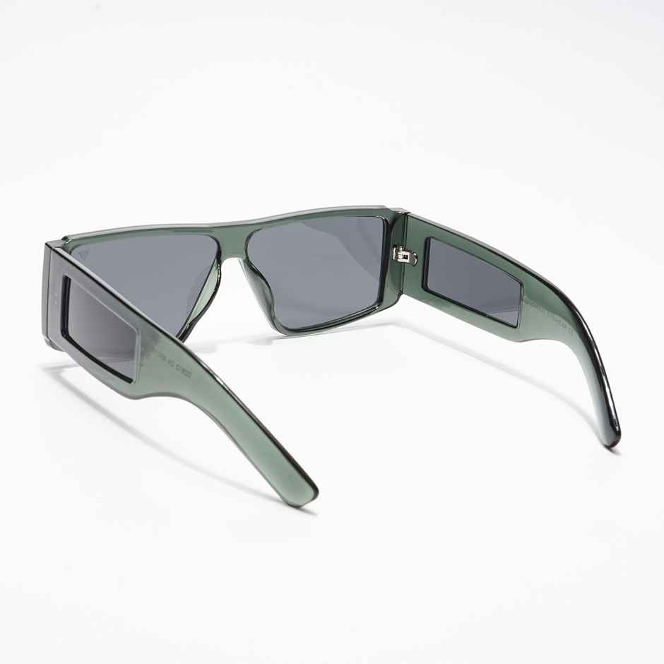 Voyage Unisex Plastic Wayfarer Sunglasses | Military Green - L
