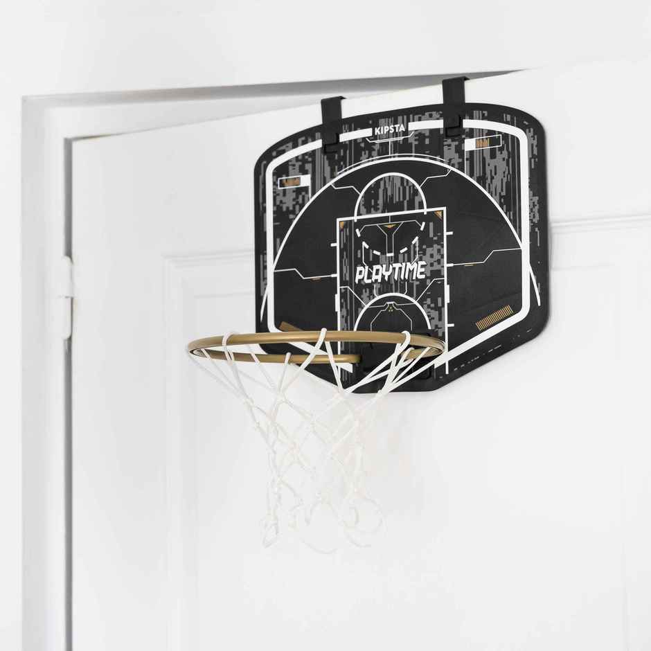 Decathlon Tarmak Kids Mini Basketball Hoop | Black & Gold