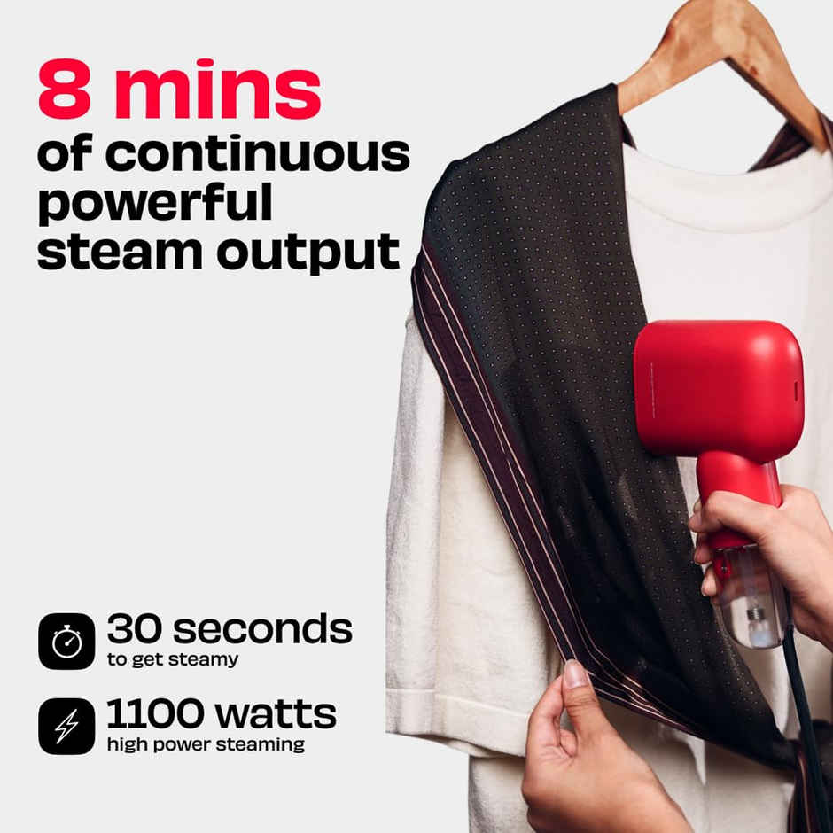 Nuuk Strom Go Comapct Garment Steamer | min Steam + 100ml Tank