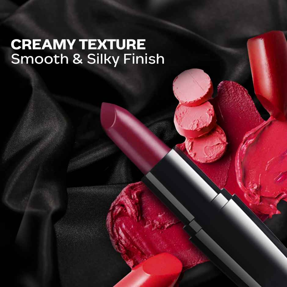 Faces Canada Weightless Creme Finish Lipstick - Wine Drop | Lightweight and Long Lasting