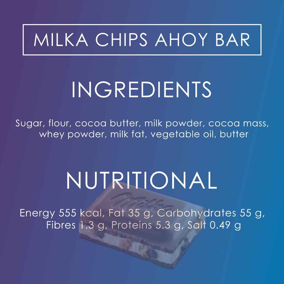 Milka Chips Ahoy Bar