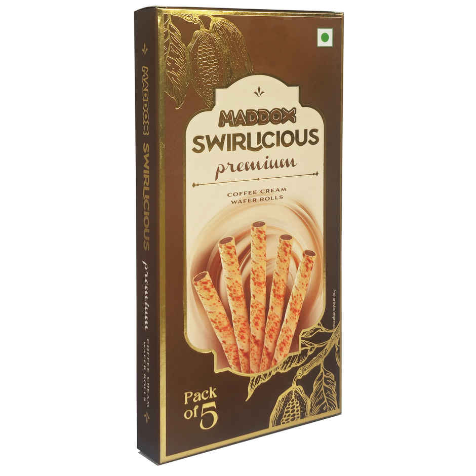 Maddox Swirlicious Premuim Coffee Cream Wafer Roll