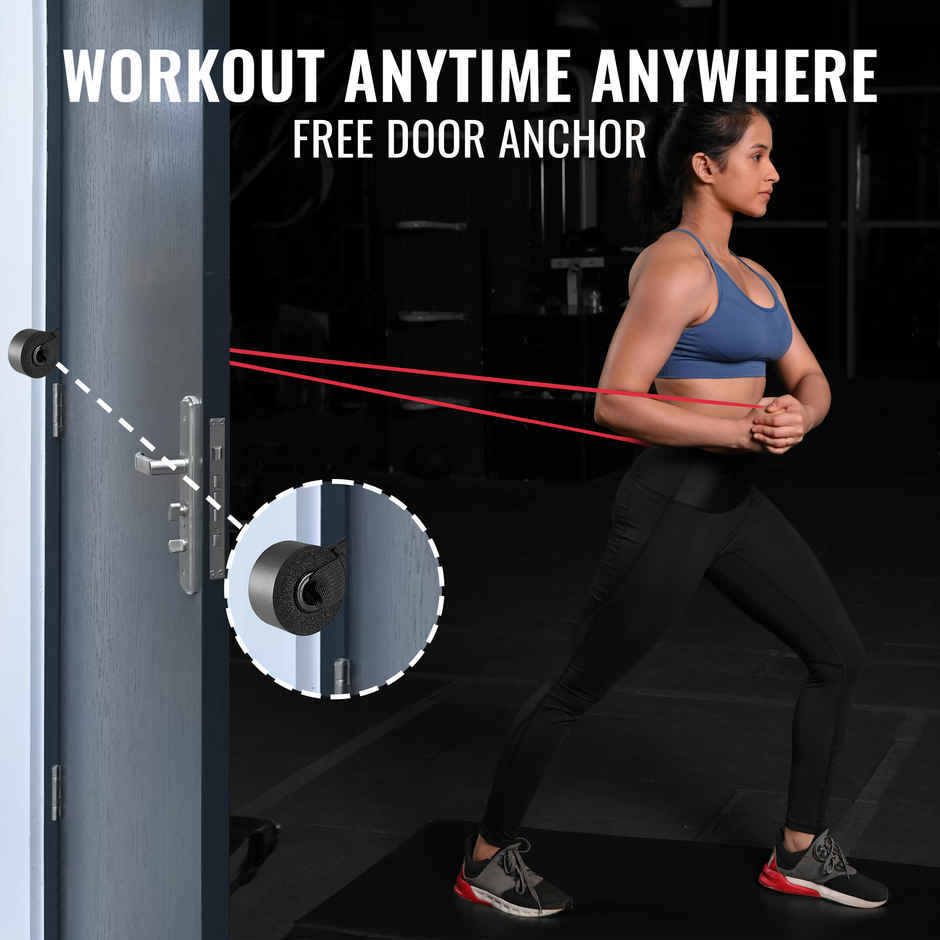 Slovic Heavy Resistance Band | 3-7 kg | For Strength Training & Home Workout | Natural Rubber