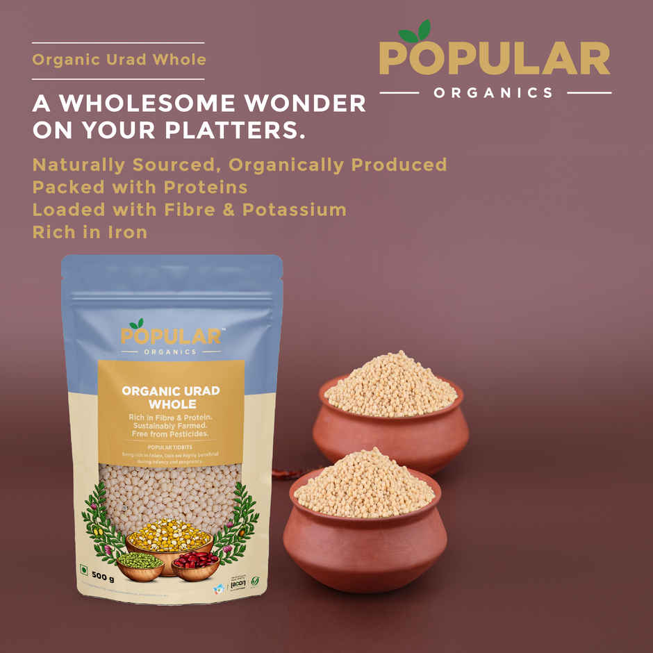 Popular Organics Urad Whole / Urad Gota
