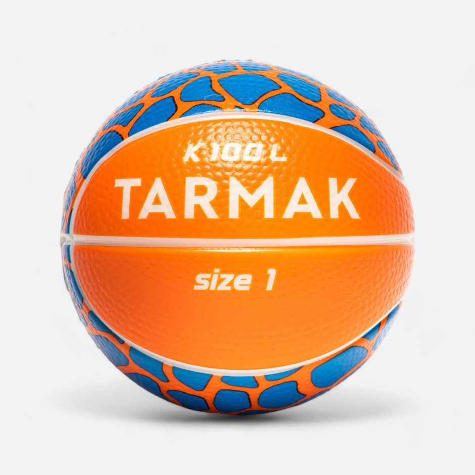 Decathlon Tarmak Kids Mini Foam Basketball | Orange & Blue | Size 1