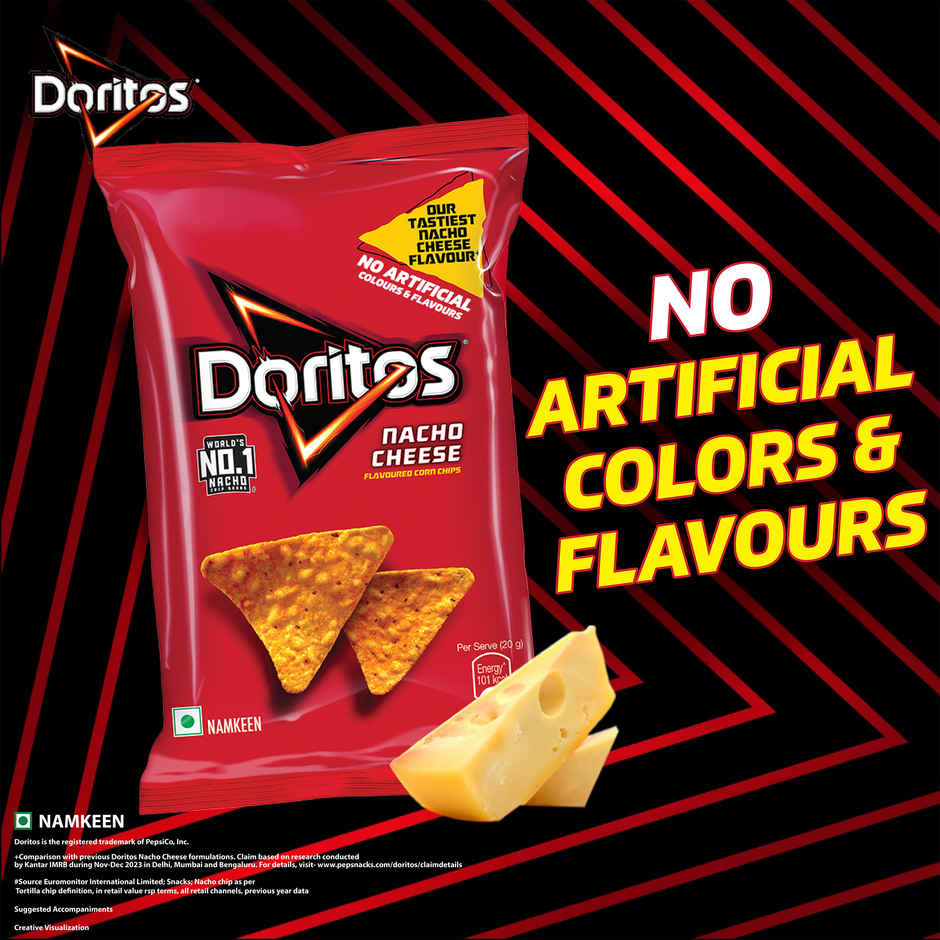 Doritos Nacho Cheese Flavoured Corn Chips Combo   
