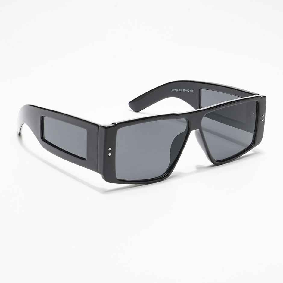 Voyage Unisex Plastic Wayfarer Sunglasses | Black - L