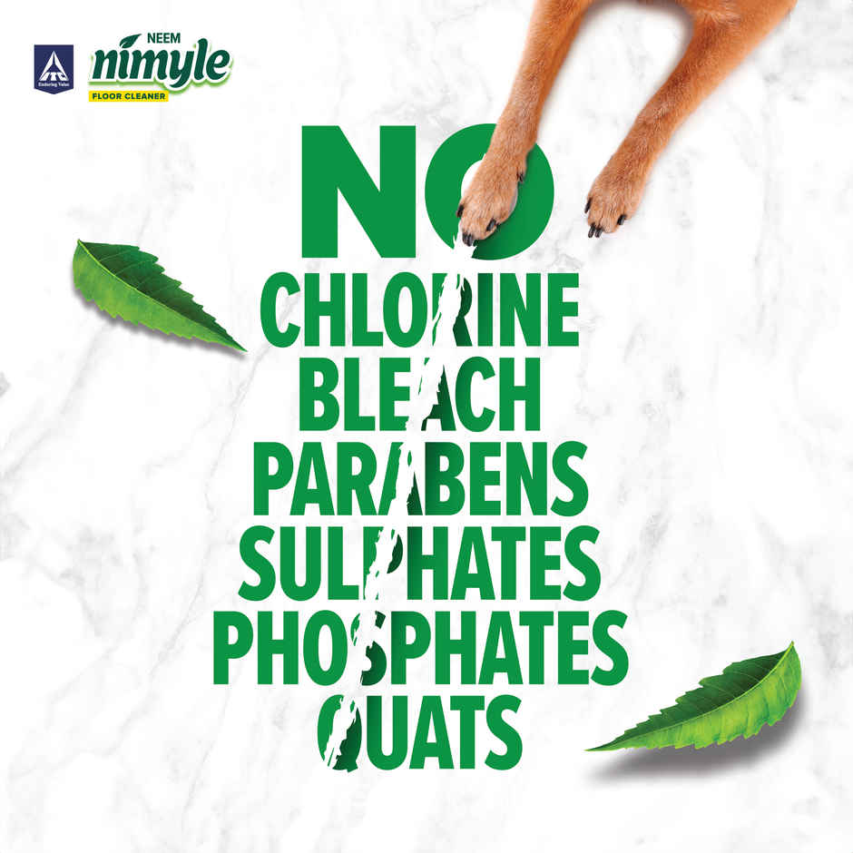 Nimyle Neem Kid & Pet Safe Lemongrass Floor Cleaner for 99.9% Anti-Bacterial Protection