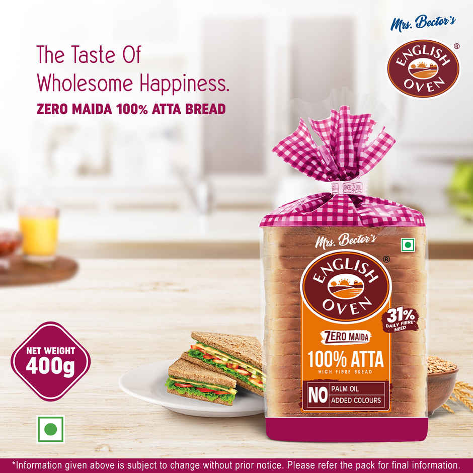 English Oven Zero Maida Atta Bread | High Fibre
