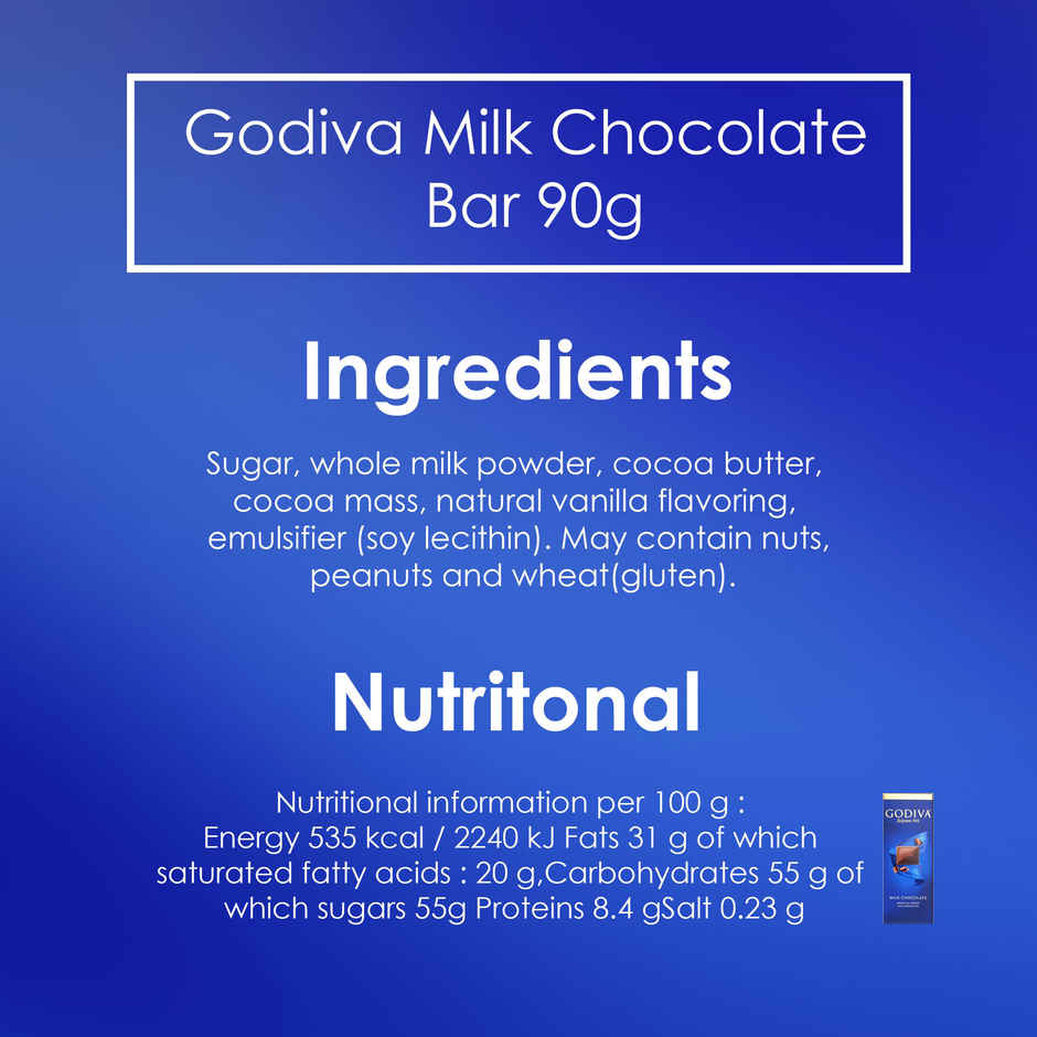 Godiva Milk Chocolate Rich & Creamy