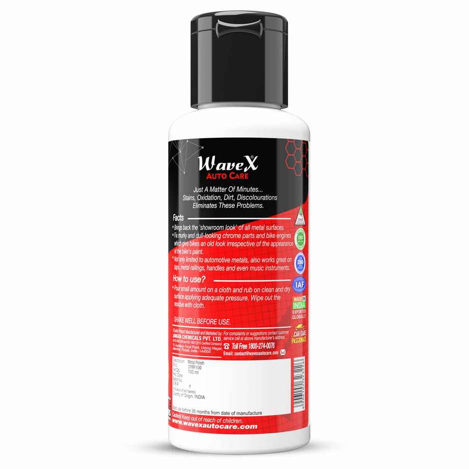 Wavex Chrome & Metal Polish | All Metal Cleaner