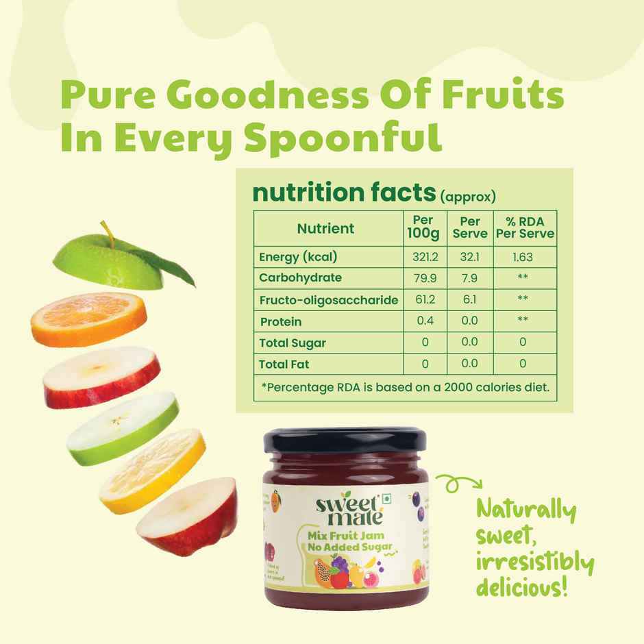 Sweetmate Sugar Free Mix Fruit Jam
