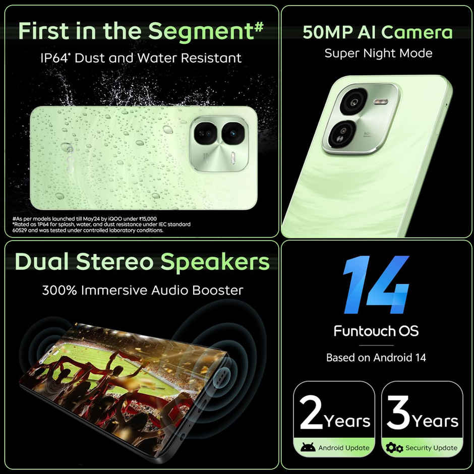 iQOO Z9X | 6GB | 128GB | Tornado Green