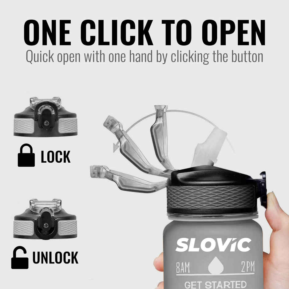 Slovic Sipper with Straw for Adults & Kids | Leakproof for Gym, School, and Travel