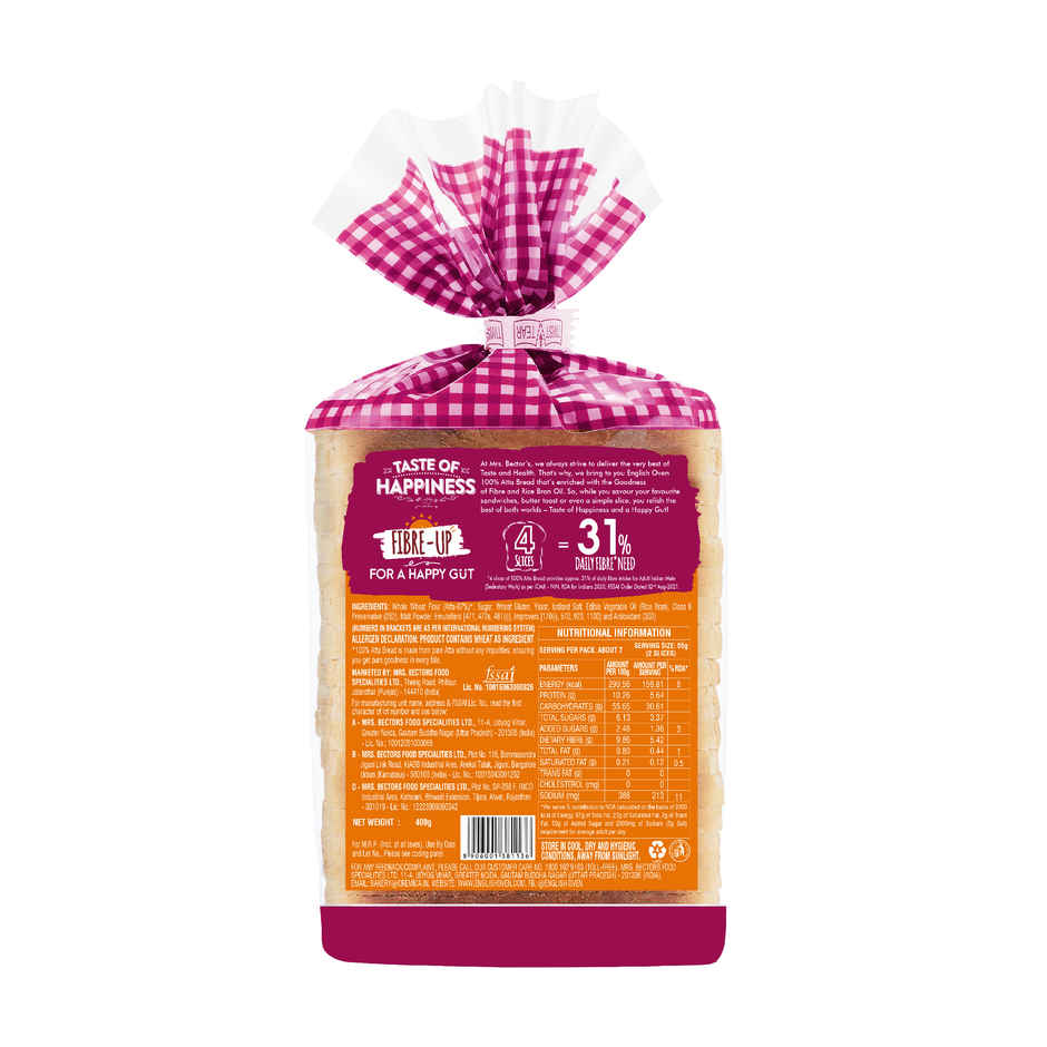 English Oven Zero Maida Atta Bread | High Fibre